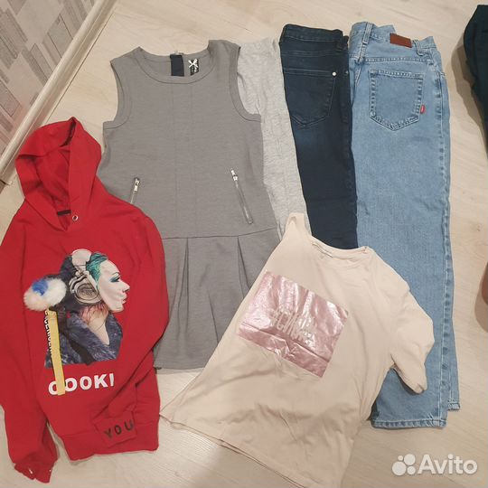 Вещи пакетом на девочку 158