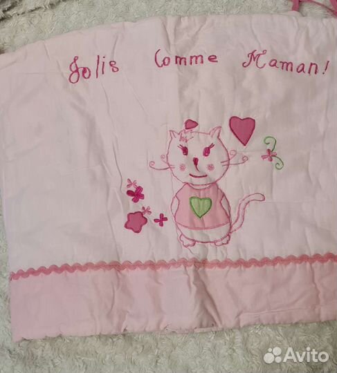 Бортик в детскую кроватку