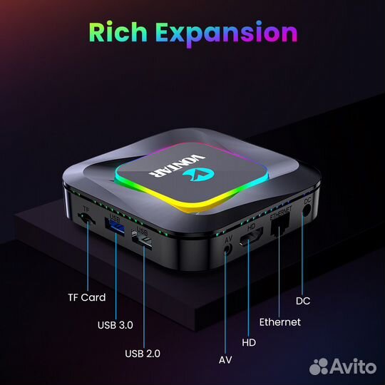 Vontar R3 smart tv приставка 4/32(настроена)