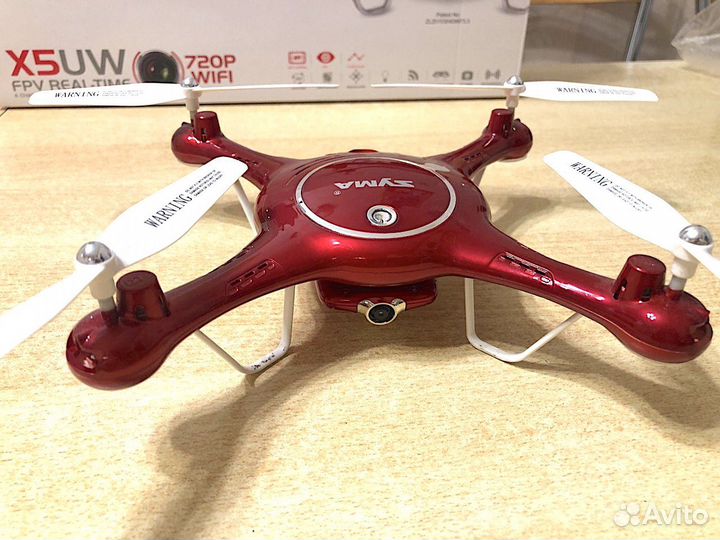 Квадрокоптер Syma X5UW с видеокамерой + 3 аккум-ра