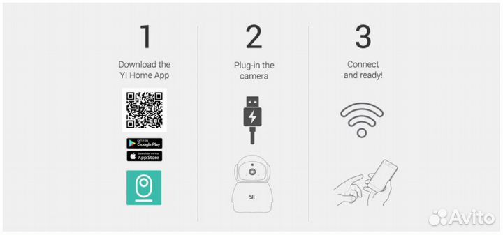 Купольная камера Xiaomi YI Dome Guard WiFi 1080p