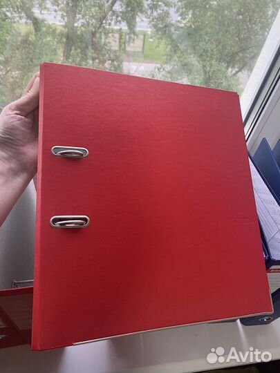 Комплект цветных папок канцелярских (11шт)