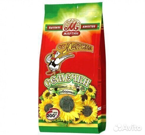 Семечки От Мартина Отборные 200г От Мартина