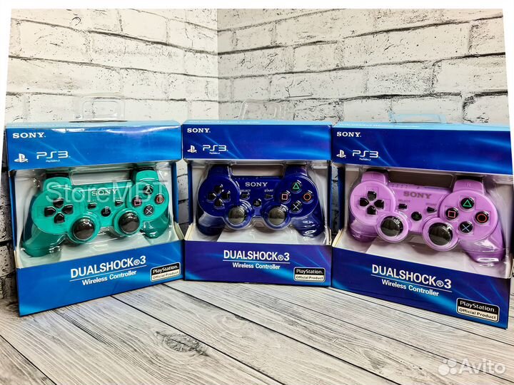 Джойстик пс3 / Dualshock 3 - Новые, цветные