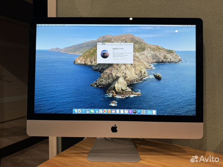 Тонкий iMac 27, 500ssd, 16гб