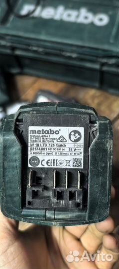 Шуруповерт metabo набор + Ушм