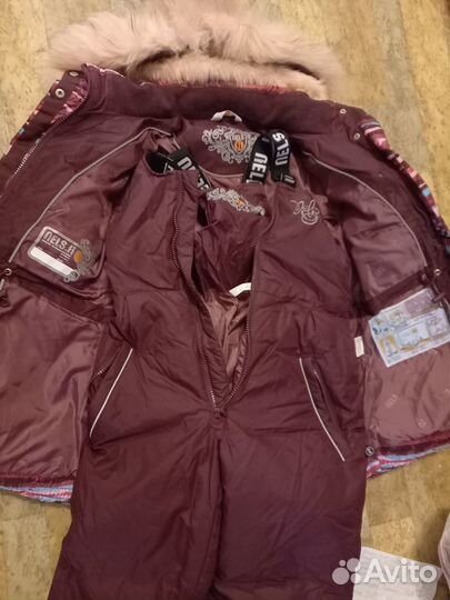 Костюм зимний пуховый Nels р. 134 отл.сост