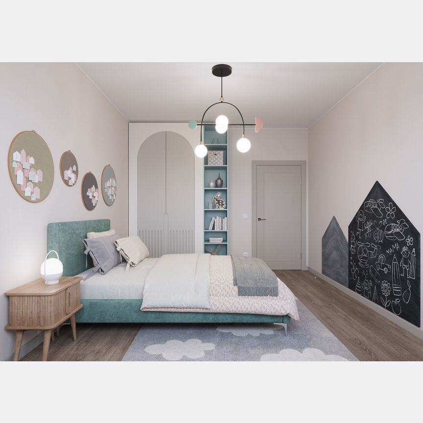 2-к. квартира, 61,8 м², 12/17 эт.