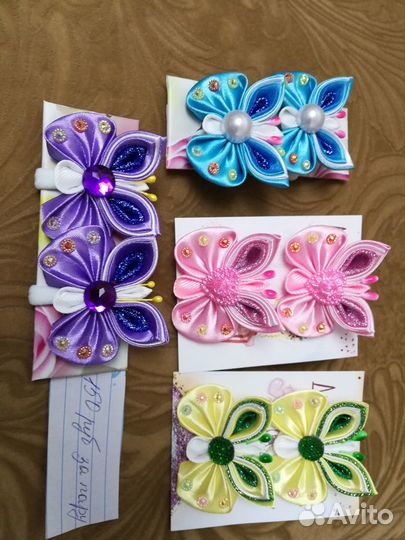 Резиночки для волос ручной работы