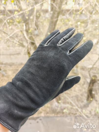 Перчатки женские замшевые 7,5