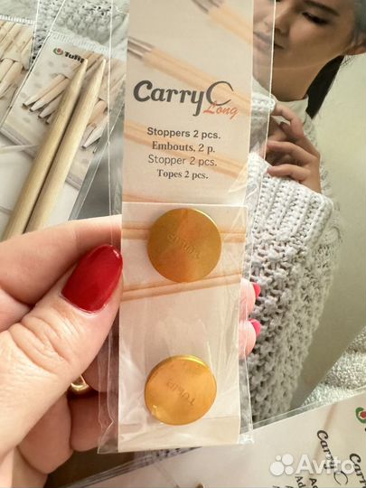 Tulip разъёмные спицы carryc long 12см и допы