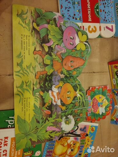 Книжки детские некоторые в хорошем состоянии