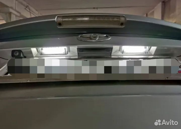 LED подсветка номера Toyota Prius