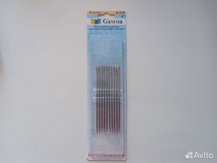 Иглы швейные ручные подходят для переплётных работ