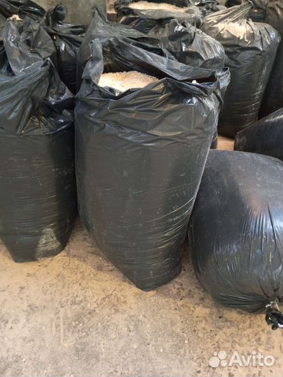 Опилки стружка в мешках