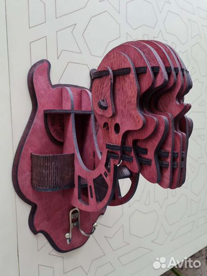 Вешалка череп, вешалка для шлема, подставка