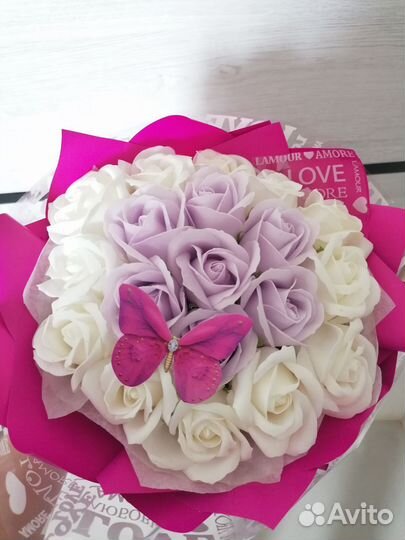 Цветы мыльные розы Нефтекамск Доставка