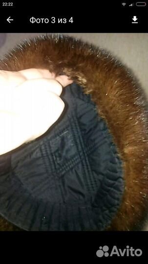 Шапка норковая