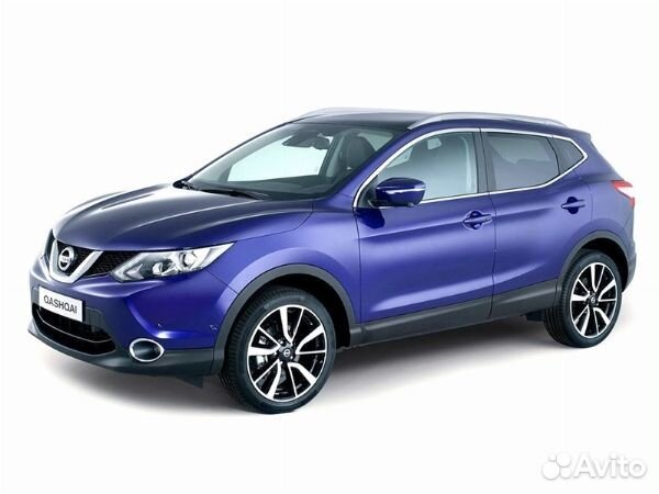 Молдинг арки крыла Nissan Qashqai 13-22 (Сзади, Справа, Выпуклый)