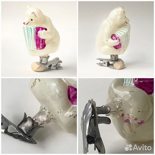 Елочные игрушки СССР реставрация