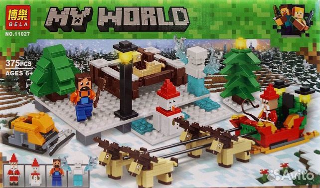 Конструктор 11027 Новый год: Прогулка на оленях