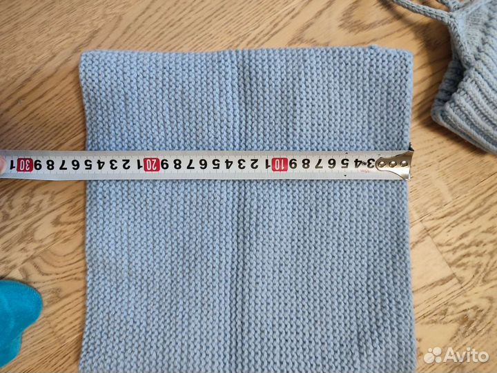 Комплект шапка и снуд детские