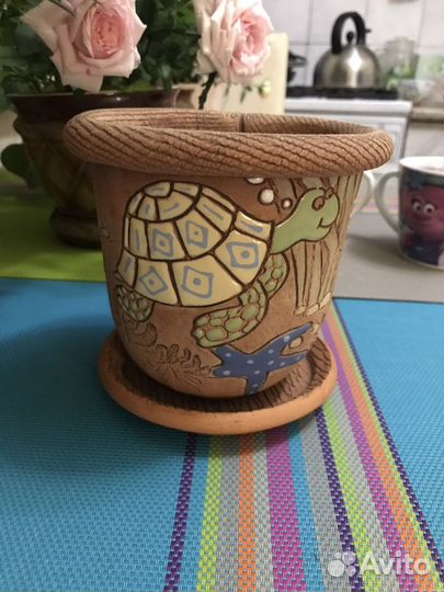 Горшок для цветов керамика