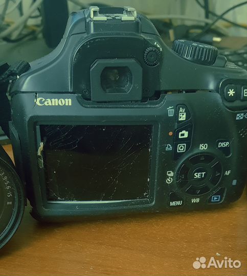 Зеркальный фотоаппарат canon eos 1100d на запчасти