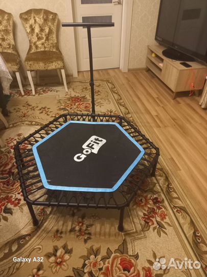 Батут для фитнеса с ручкой