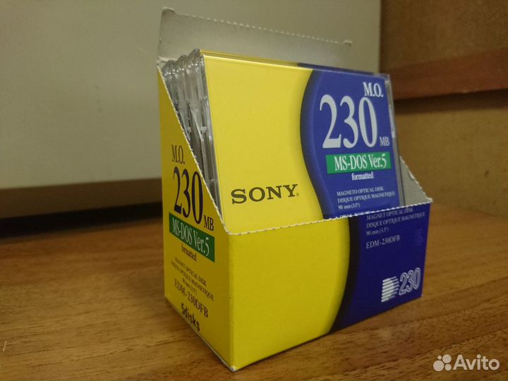 Магнитооптический диск - sony EDM-230DFB