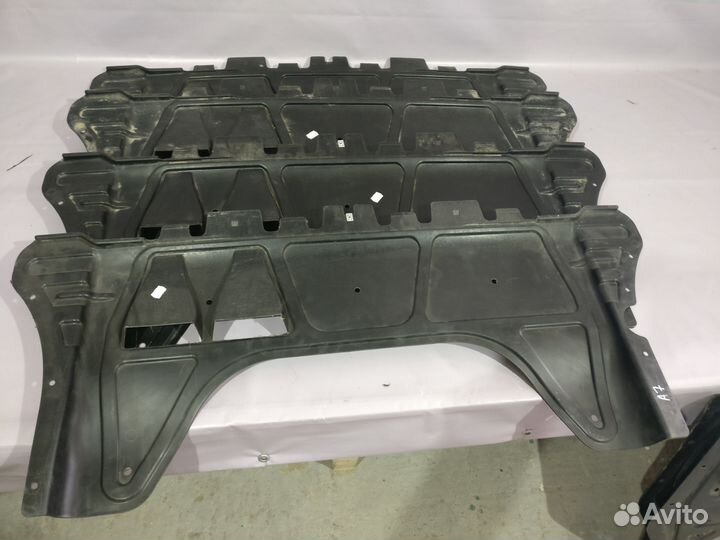 Шкода Октавия A7 2013- Защита под бампер 0125