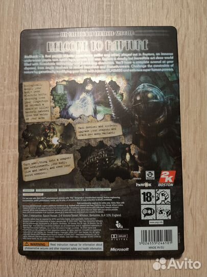 BioShock Steelbook xbox 360 лицензия