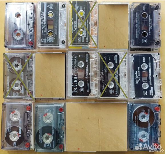Аудиокассеты студийные 0