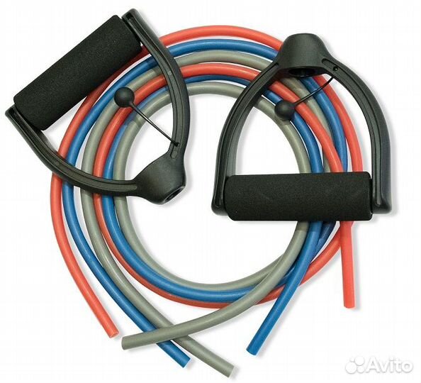 Набор из трех латексных трубчатых эспандеров