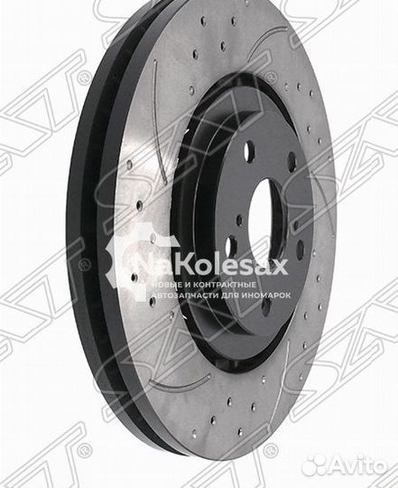 Комплект дисков тормозных передний перфорированый