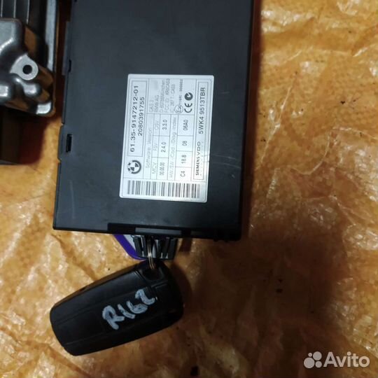 Bmw e90 dde+cas+ключ n47d20a комплект