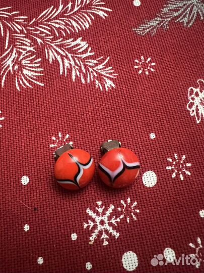 Серьги клипсы СССР
