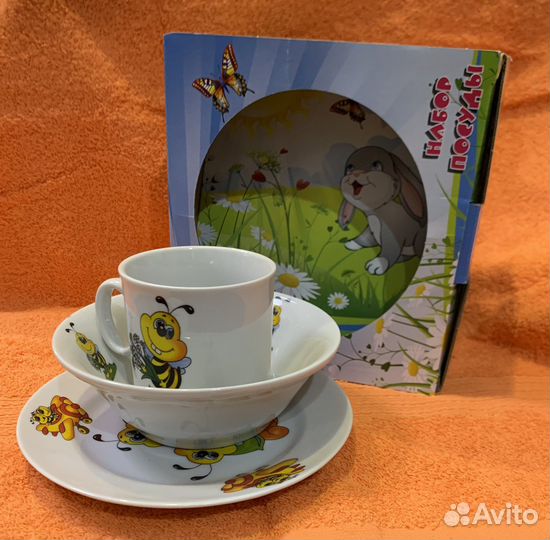 Набрр детской посуды