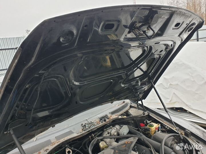 Капот vw touareg 1 gp оригинал без дефектов черный