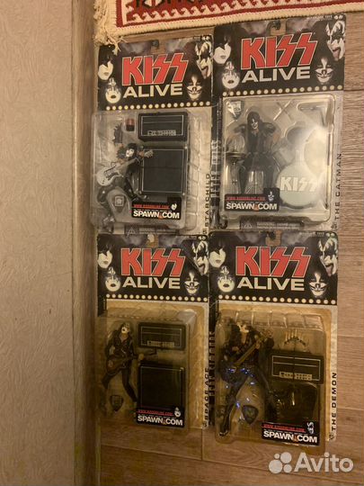 Mcfarlane toys kiss alive 2000 фигурки