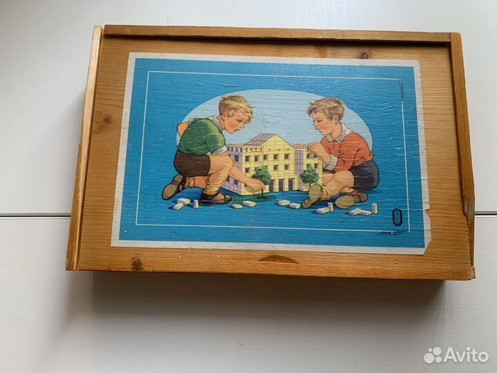 Настольная игра ГДР.Строительный конструктор