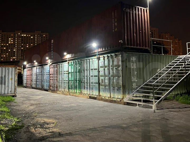 Аренда морского контейнера под склад 15 м²