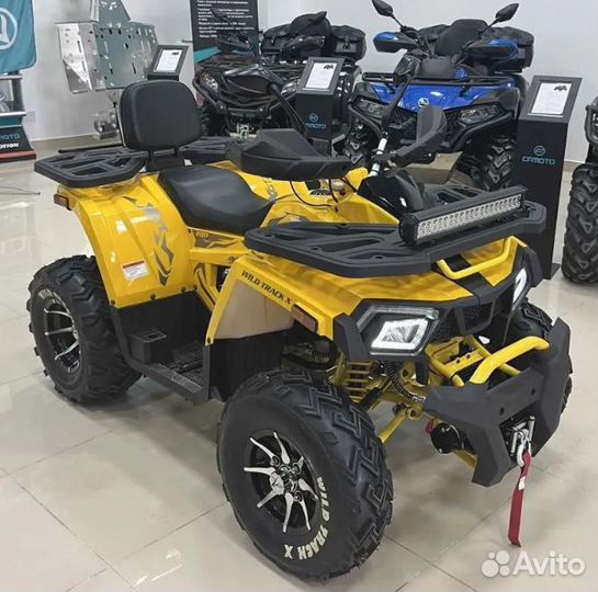 Квадроцикл Motoland Wild Track X 200 PRO желтый