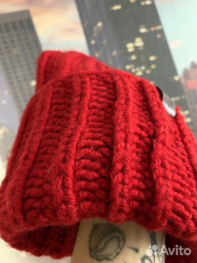 Комплект шапка и снуд женский