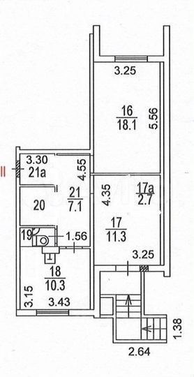 Торговая площадь, 56 м² на трафике
