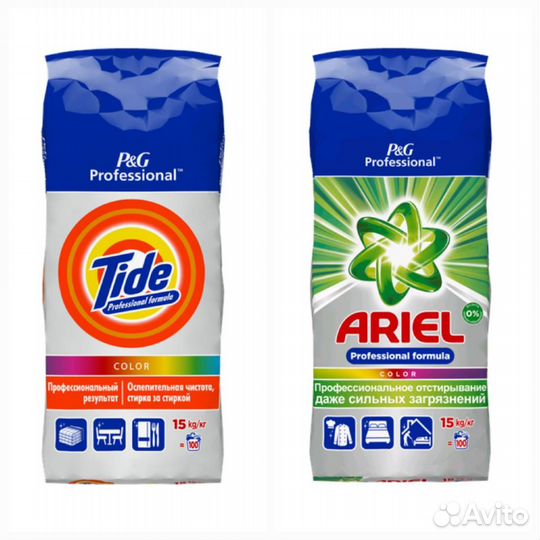 Стиральный порошок 15 кг tide, ariel