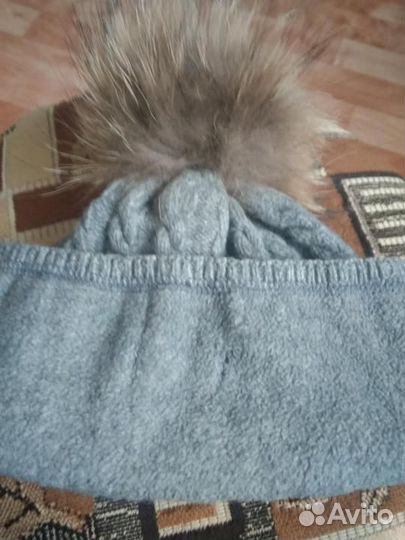 Зимняя шапка на мальчика (9-11 лет)