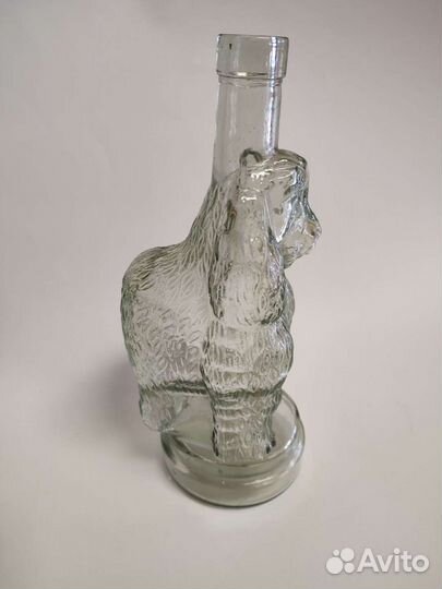 Бутылка Пудель стекло 19 век