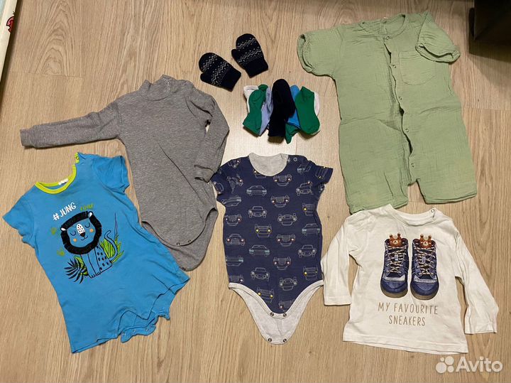 Пакет вещей для мальчика 80-86