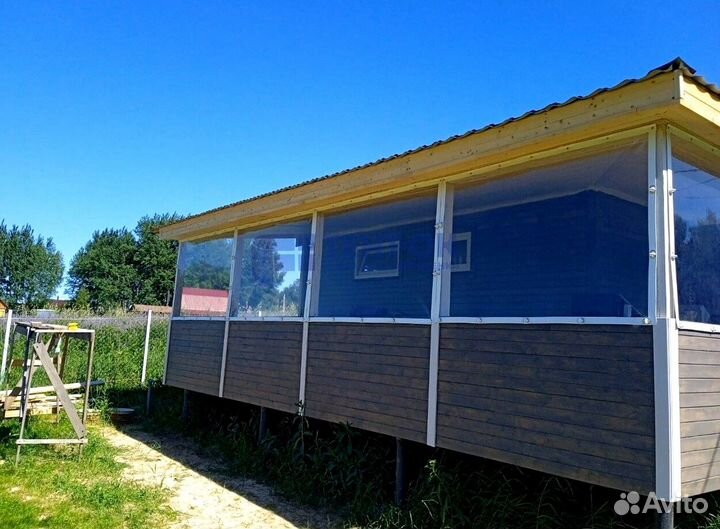 Мягкие окна для террас